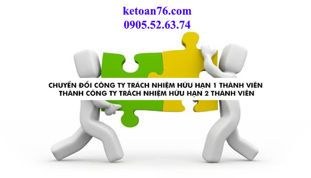 Chuyển đổi công ty TNHH một thành viên thành công ty TNHH hai thành viên tại Quảng Ngãi.