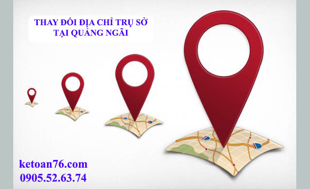 Thay đổi địa chỉ công ty tại Quảng Ngãi