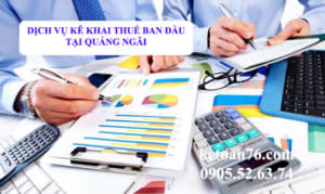 Dịch vụ kê khai thuế ban đầu tại Quảng Ngãi