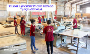 Thành lập công ty chế biến gỗ tại Quảng Ngãi