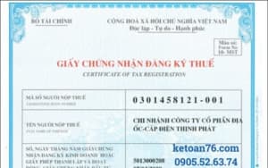 Tư vấn đăng ký mã số thuế hộ kinh doanh tại Quảng Ngãi